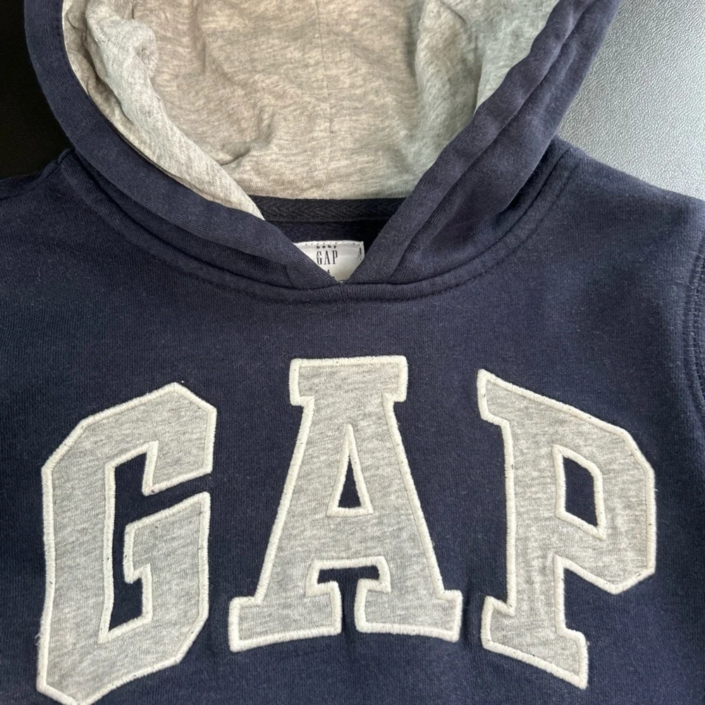 Gap Boys Hoddie 4 Years Blue Cozy Warm‎ Winter Casual Daycare